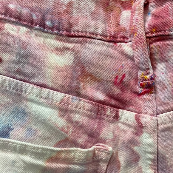 Hand-dyed Madewell High Rise Denim Shorts - Picture 6 of 7